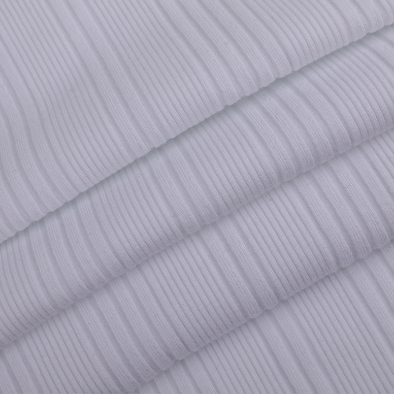 32s JC + 40D vollplattierter, unregelmäßiger Tropfennadel-Spandex-Rippstrick 32s JC + 40D vollplattierter, unregelmäßiger Tropfennadel-Spandex-Rippstrick