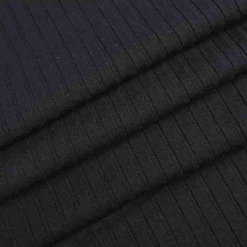 40er-Jahre-Lenzing-Tencel + 30D-Rippstrick aus vollplattiertem, gestreiftem Spandex 40er-Jahre-Lenzing-Tencel + 30D-Rippstrick aus vollplattiertem, gestreiftem Spandex